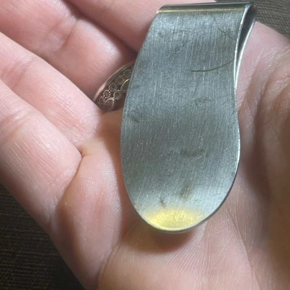 Gucci Silver Tone Stainless Steel Money Clip